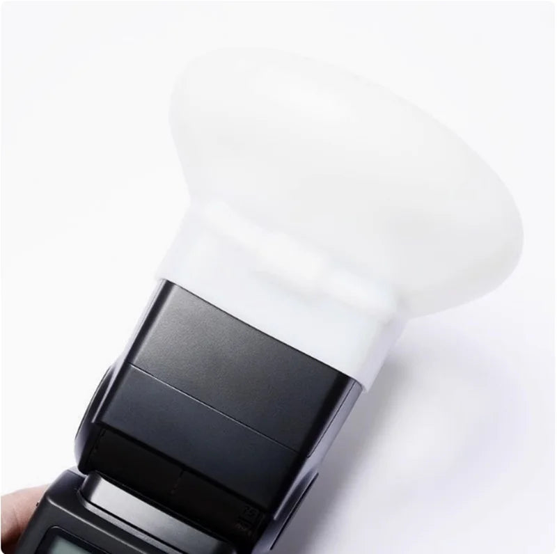 Silicone Flash Diffuser Bounce Dome Cap for Speedlite Flash Diffuser Axl