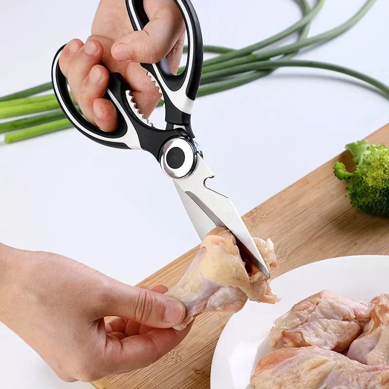 SHENJIU Kitchen Scissors – Stainless Steel Heavy Duty Shears Kitchen Scissors Axl