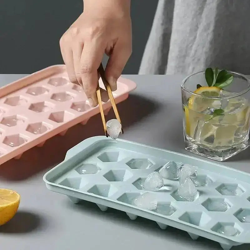 Spherical & Cone Ice Cube Mold with Lid | Round Ice Ball Tray Ice Cube Mold Axl