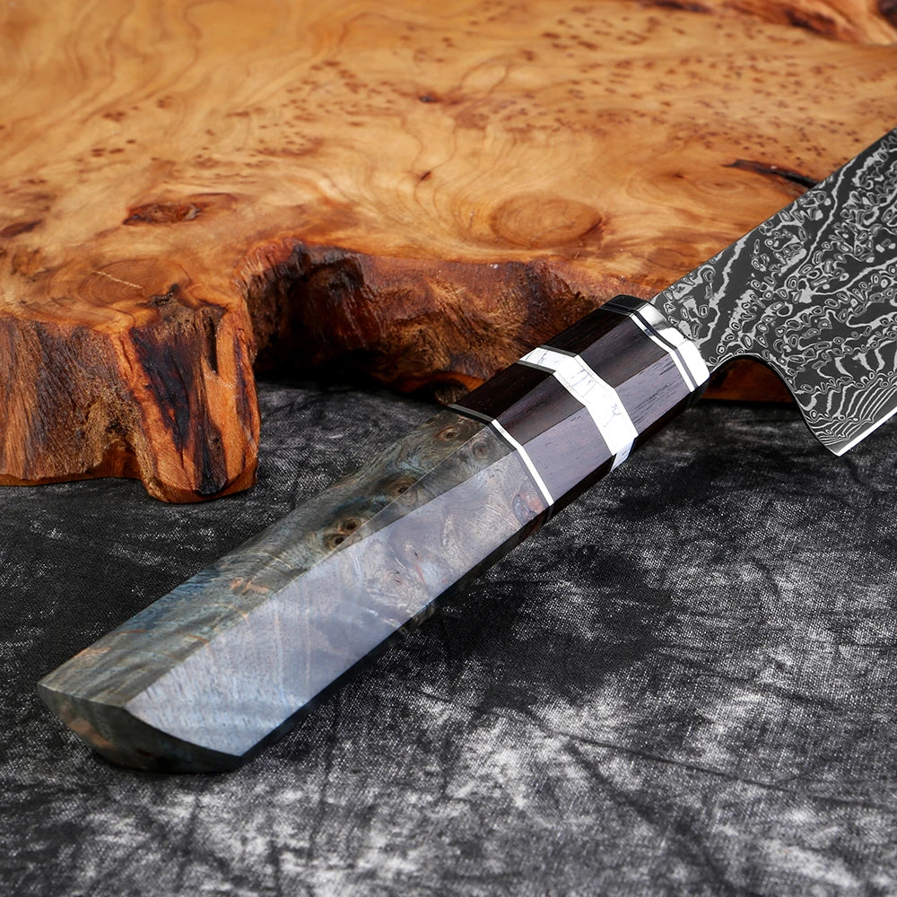 XITUO Damascus Kitchen Knife Set 1–8 Pcs | 67-Layer Steel Damascus Knife Set Axl