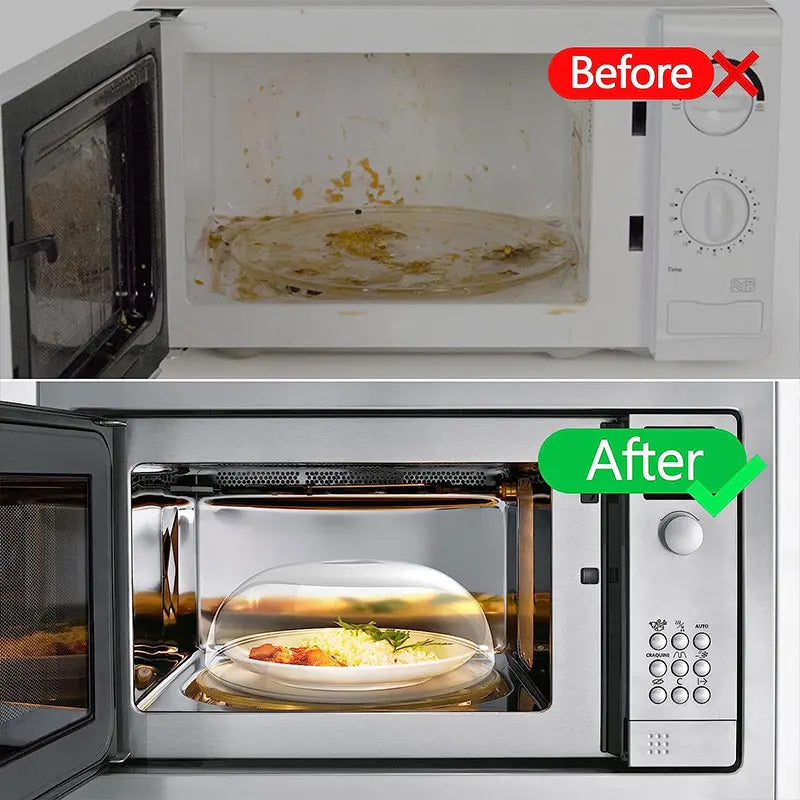 Large BPA-Free Microwave Splatter Cover with Adjustable Vents Microwave Splatter Cover Axl