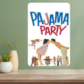 Pajama Party Classic Movie Metal Poster Sign | Retro Wall Art Metal Wall Sign Axl aluminum sign aluminum 40x30cm