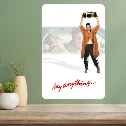 Say Anything Classic Movie Metal Poster Sign | Retro Wall Art Metal Wall Sign Axl aluminum sign aluminum 40x30cm