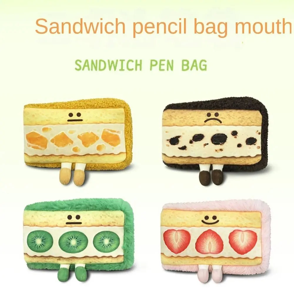 Kawaii Plush Pencil Case – Large Capacity Stationery Pouch Plush Pencil Case Axl