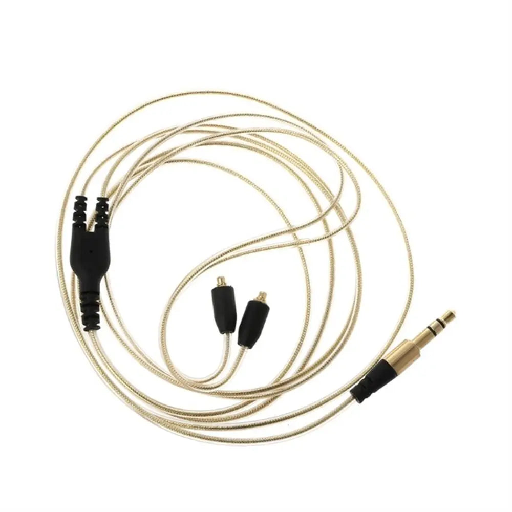MMCX Detachable Earphone Cable 3.5mm Gold-Plated | 1.2m Earphone Cable Axl