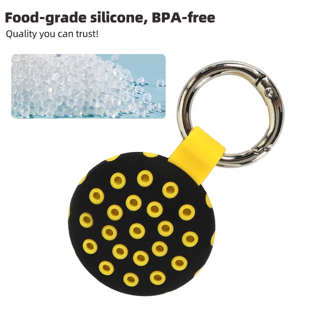 Silicone AirTag Case with Keychain – Pet Collar & Key Holder AirTag Silicone Case Axl