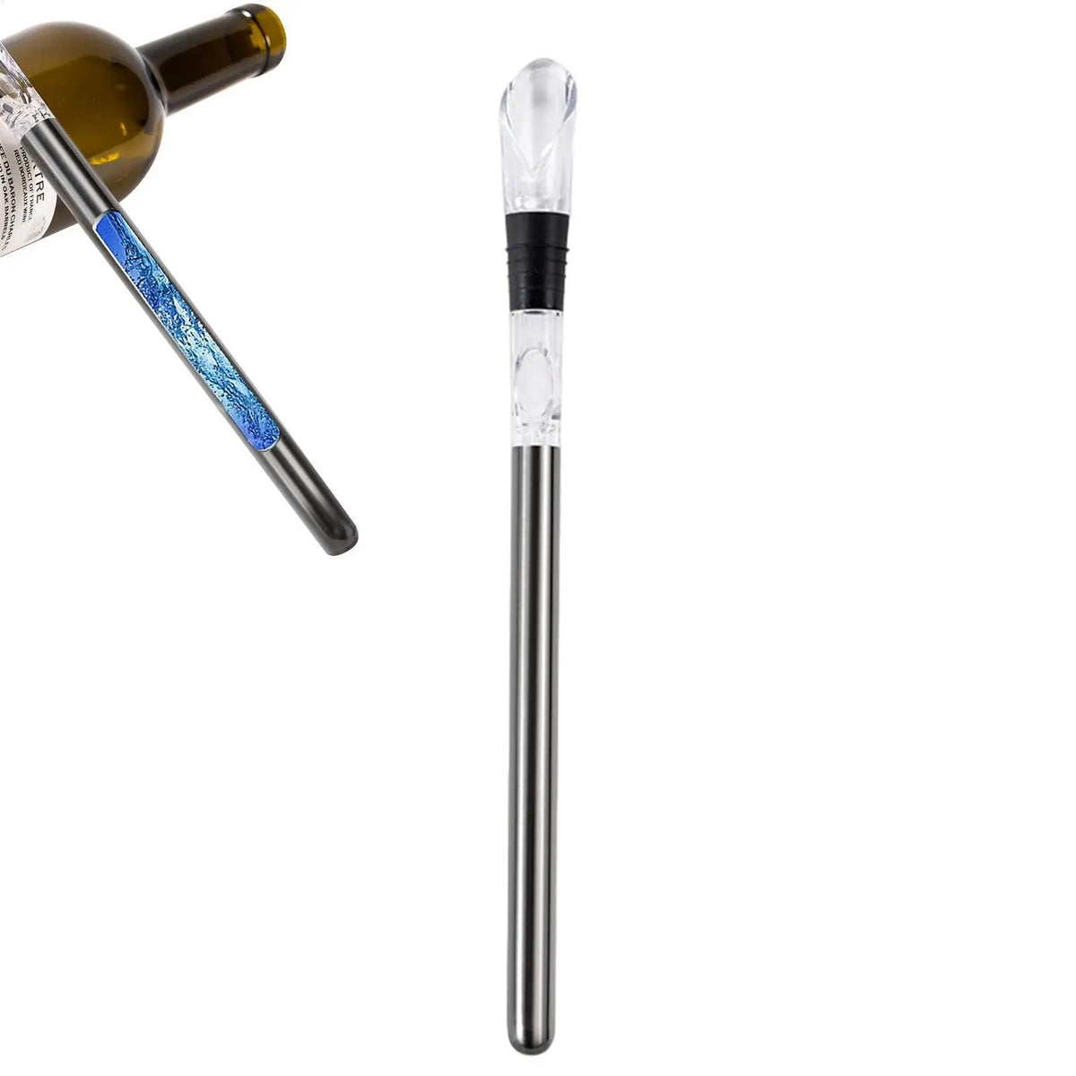 Wine Chiller Stick – Stainless Steel Aerator & Pourer Wine Chiller Stick Axl