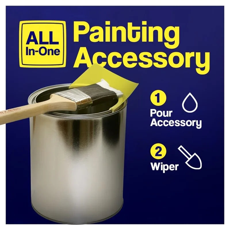 Paint Can Spout – Pouring Spout, Brush Holder & Wiper Paint Can Accessory Axl