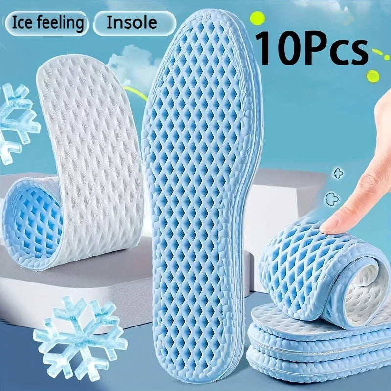 10-Pair Breathable Memory Foam Shoe Insoles – Cooling Sport Breathable Shoe Insoles Axl