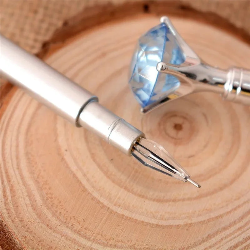 Kawaii Crystal Ballpoint Pens – Korean Style 2-Pack, 0.5mm Ballpoint Pen Set Axl