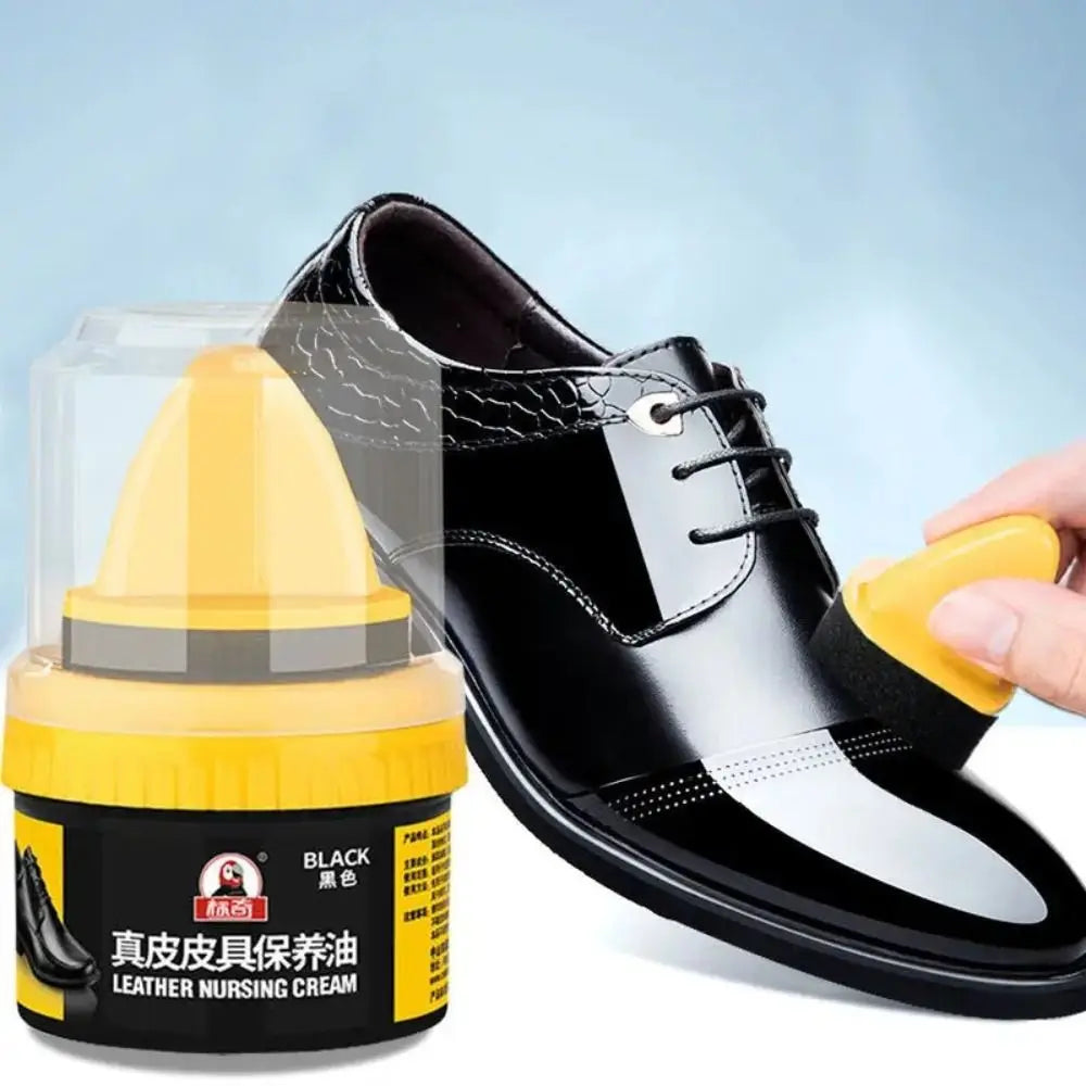 Leather Shoe Cleaner & Polish Cream – Shine Wax 50ml Leather Shoe Polish Axl