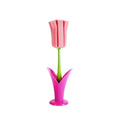Tulip Long Handle Mug Cleaning Brush – Replaceable Sponge Head Mug Cleaning Brush Axl pink