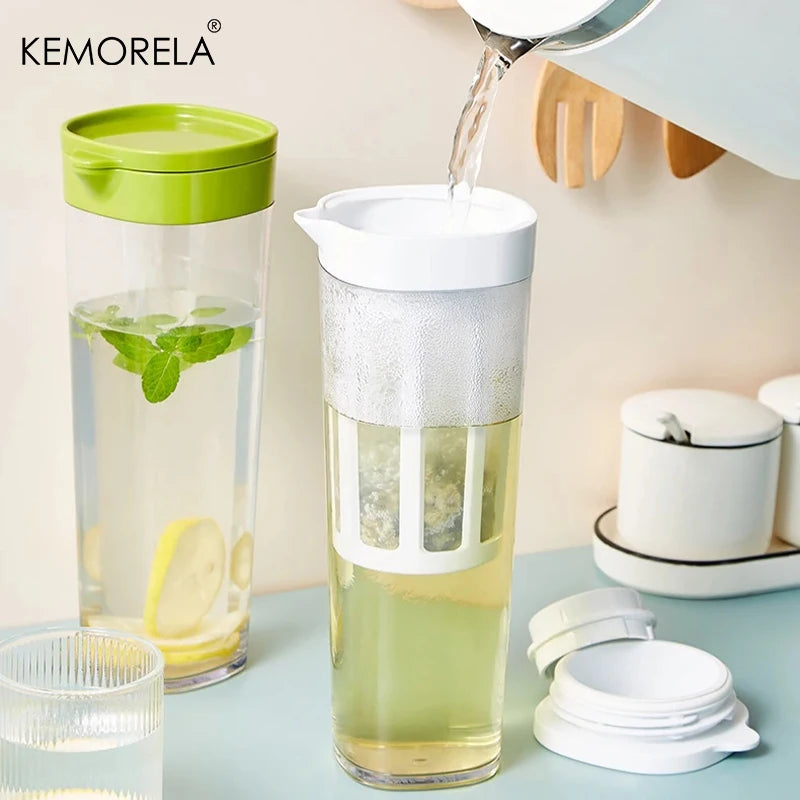 KEMORELA 1100ml Cold Brew Coffee Pot & Fruit Tea Bottle Cold Brew Coffee Pot Axl