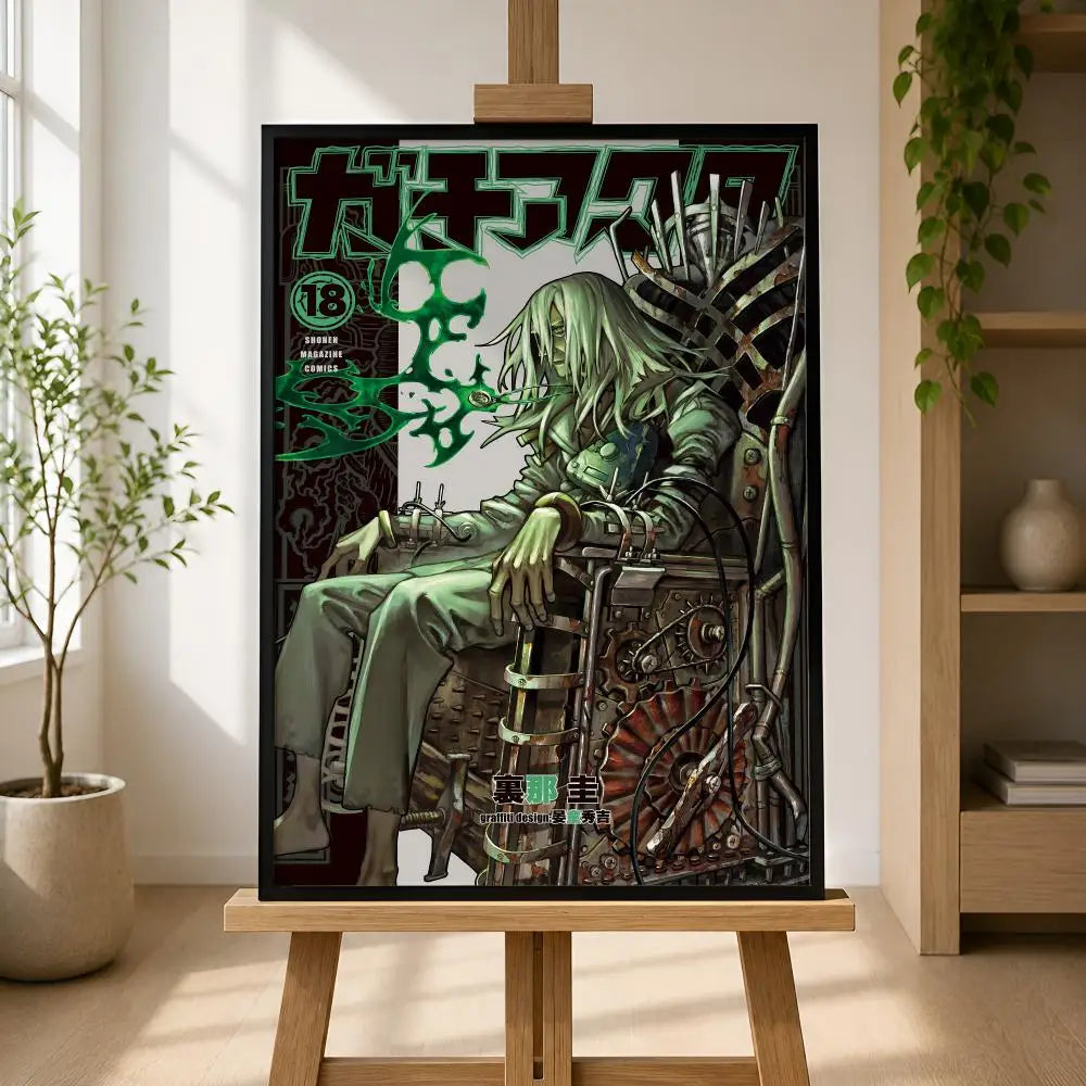 Gachiakuta Anime Poster – Waterproof Self-Adhesive HD Wall Art Anime Wall Poster Axl