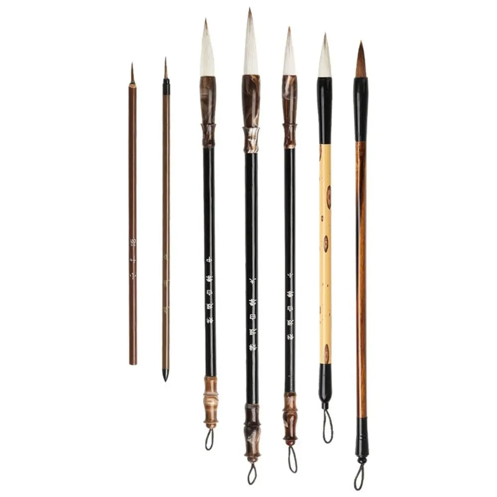 Chinese Calligraphy Brush – Wolf Hair Wood Art Paint Brush Calligraphy Art Brush Axl