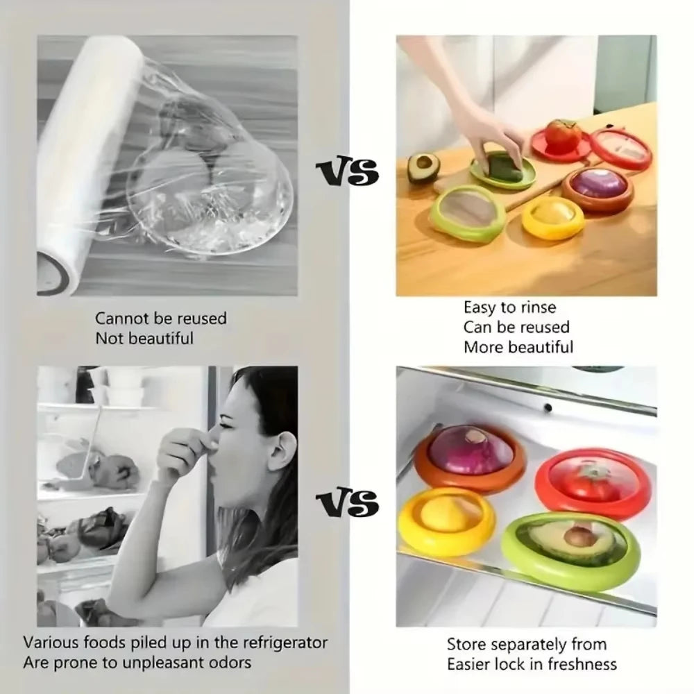 KEMORELA Silicone Food Storage Container – Stackable & Leak Proof Food Storage Container Axl