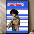 Chad Yasutora Anime Poster – HD Self-Stick Waterproof Wall Art Anime Wall Poster Axl White10 60X90cmNoframe