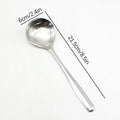 Korean Stainless Steel Soup Spoon – Long Handle Hotpot Spoon Kitchen Soup Spoon Axl one size
