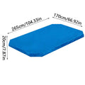 Rectangular Inflatable Pool Cover | UV-Resistant PE Pool Blanket Swimming Pool Cover Axl 265x170x20cm