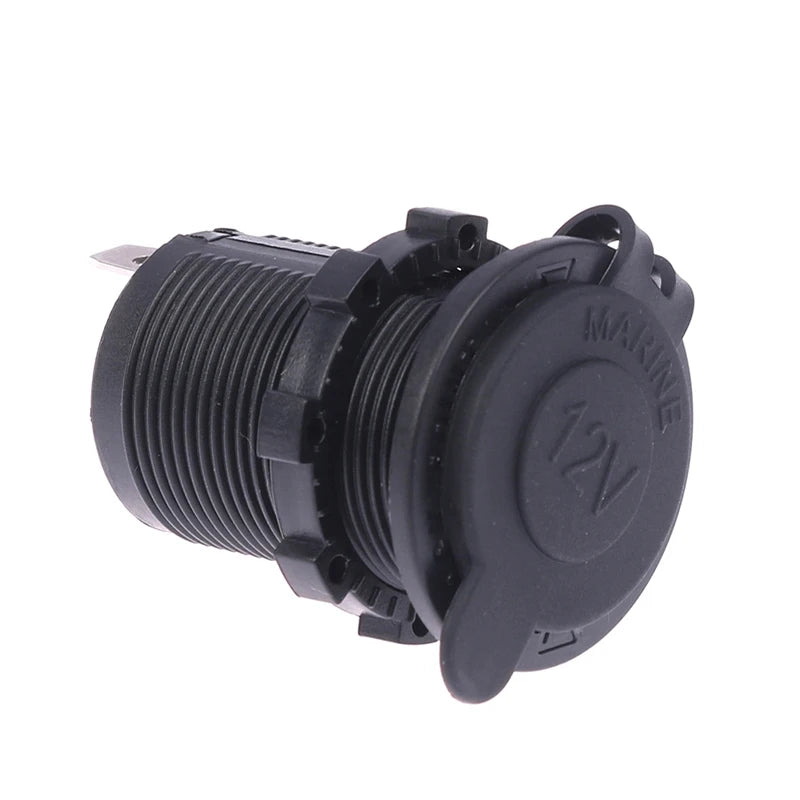 12V-24V Waterproof Cigarette Lighter Socket for Car, Boat & Bike Car Power Socket Axl