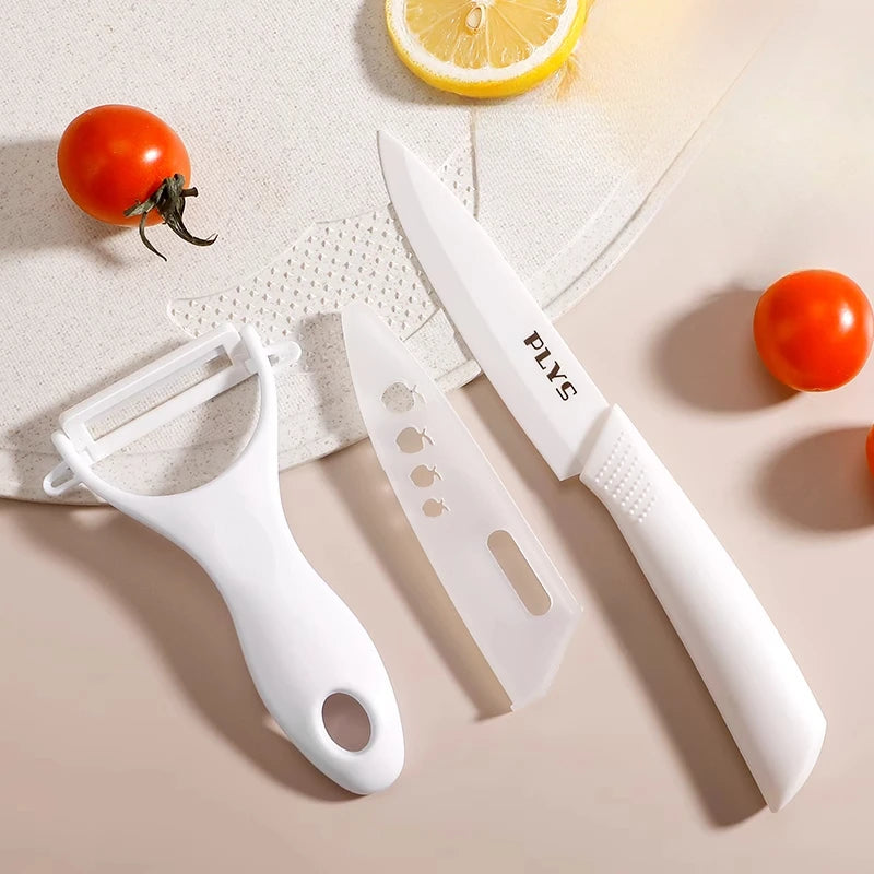 Ceramic Kitchen Knife – Sharp Vegetable & Fruit Blade Ceramic Kitchen Knife Axl 2PCS 10 inch
