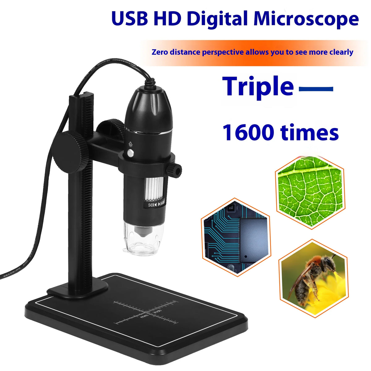 Digital USB Microscope 3-in-1 | 1000X–1600X Magnification Digital USB Microscope Axl 11