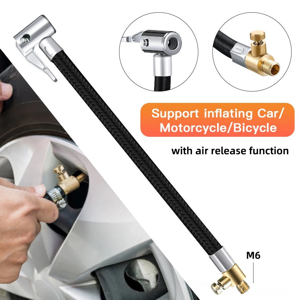 M6 Locking Air Chuck & Hose – Tire Inflation Adapter Tire Inflation Chuck Axl
