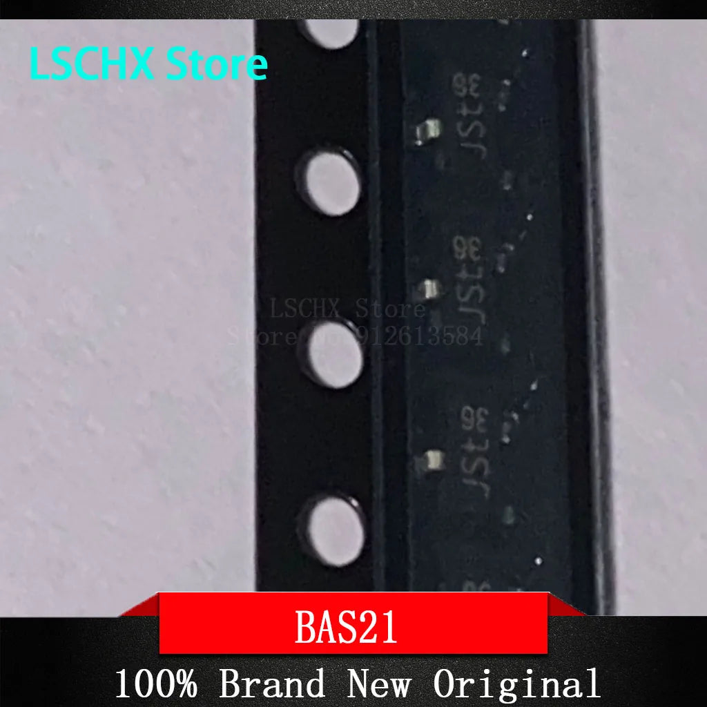 50pcs BAS20 BAS21 BAS29 SOT-23 Switching Diodes – General Purpose Switching Diodes Axl