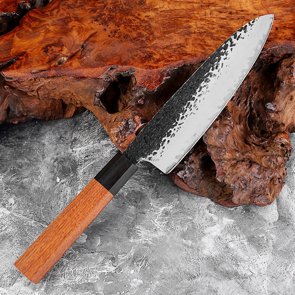 XITUO 1–7 Pc Japanese Chef Knife Set | 3-Layer Steel Blades Kitchen Knife Set Axl Chef Knife