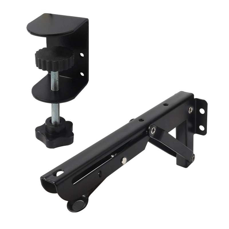L-Shaped Foldable Desk Extension Bracket – Punch-Free Shelf Desk Extension Bracket Axl