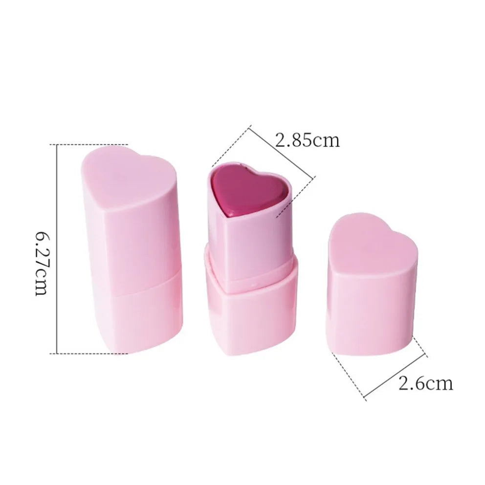 Heart-Shaped 3-in-1 Blush Stick – Vegan Private Label Makeup Blush Stick Axl