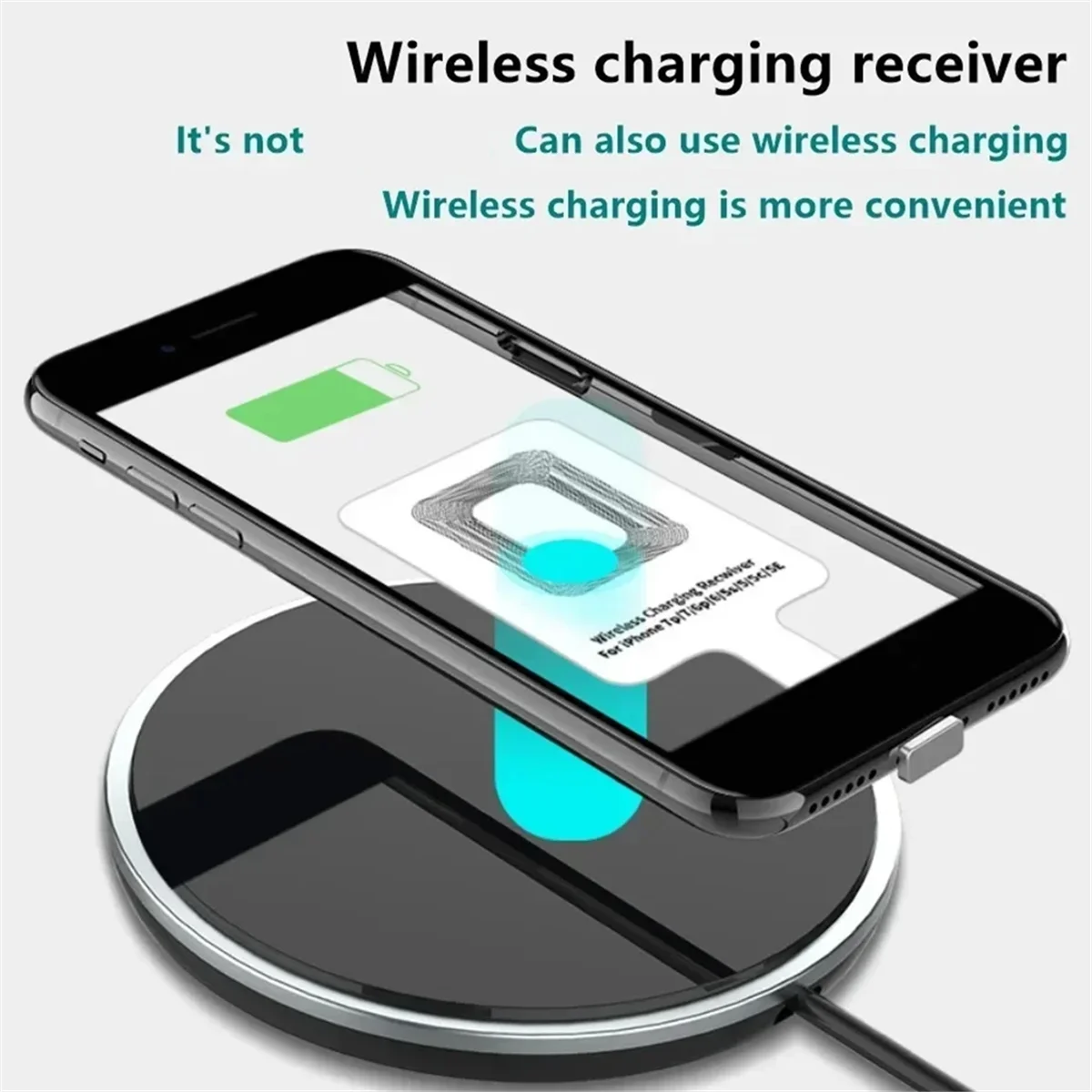 Type-C Wireless Charging Receiver – Fast Charger Adapter Wireless Charger Adapter Axl