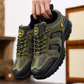 Men's Anti-Slip Breathable Hiking Sneakers | Trail Camp Shoes Hiking Sneakers Axl green 43