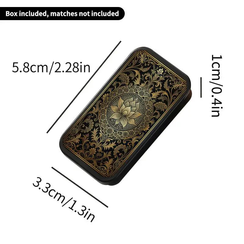 Retro Metal Pull-Out Storage Box – Matches, Coins & Accessories Decorative Storage Box Axl A13