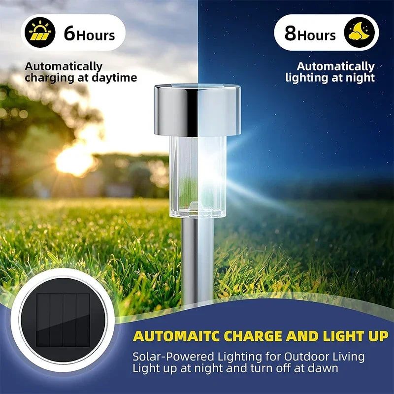 10-Pack Solar Garden Lantern Lights – Waterproof Pathway Lamps Solar Garden Lights Axl