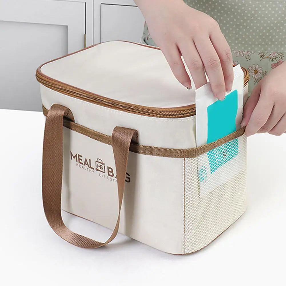 Large Insulated Lunch Tote Bag – Thermal Bento Cooler Bag Insulated Lunch Bag Axl