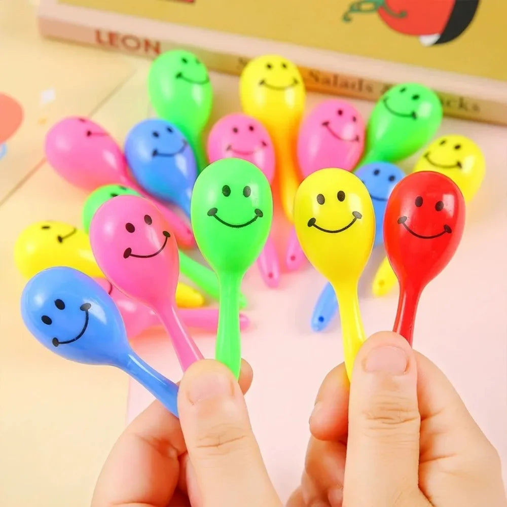 Mini Parrot Rattle Sand Hammer Toy – 5 Pack Bird Training Bird Rattle Toy Axl