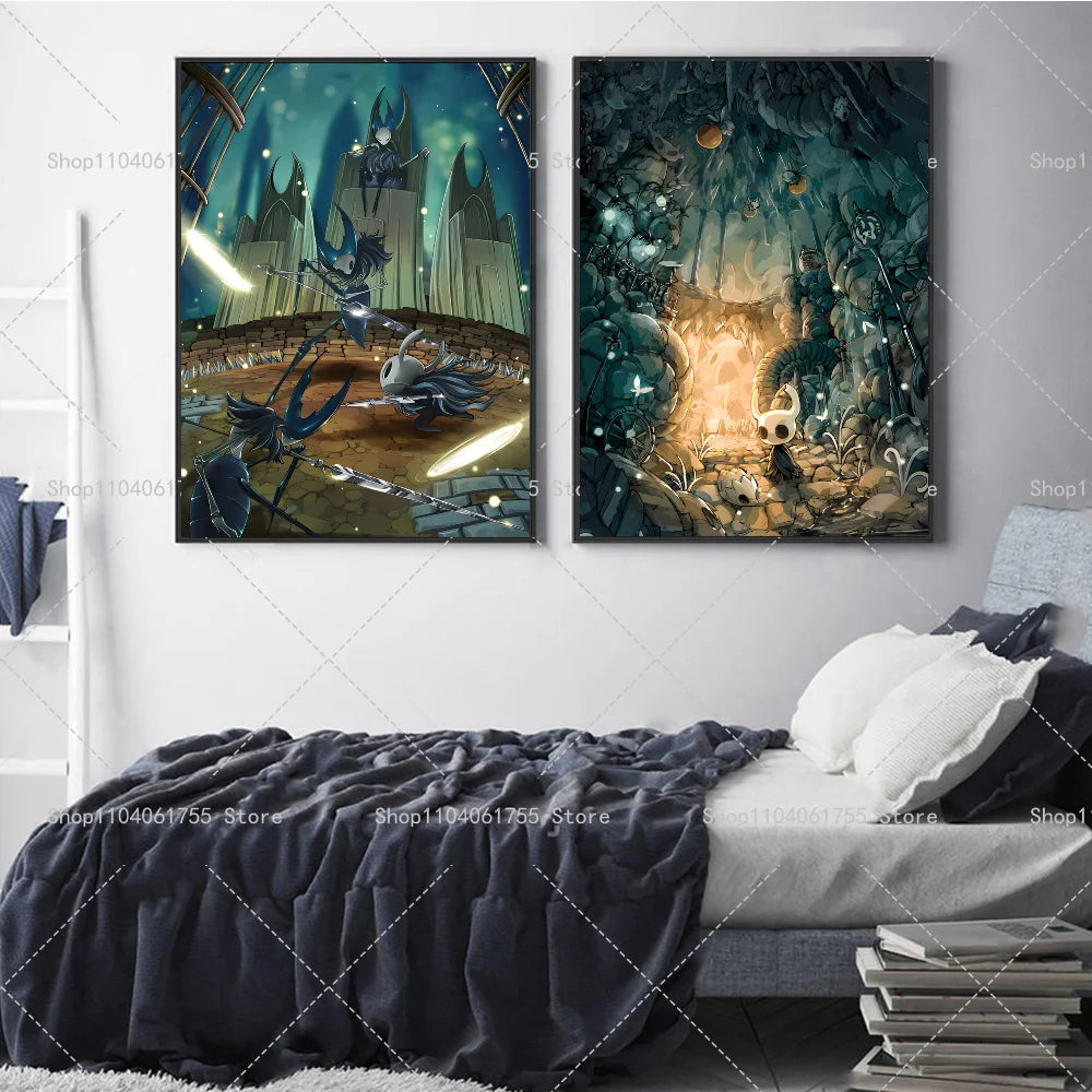 Knight Chess Wall Poster – Self-Adhesive Waterproof Art Sticker Wall Art Poster Axl