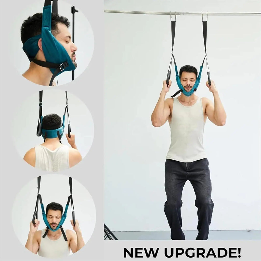 Cervical Neck Traction Belt | Adjustable Neck Stretcher Device Neck Traction Device Axl