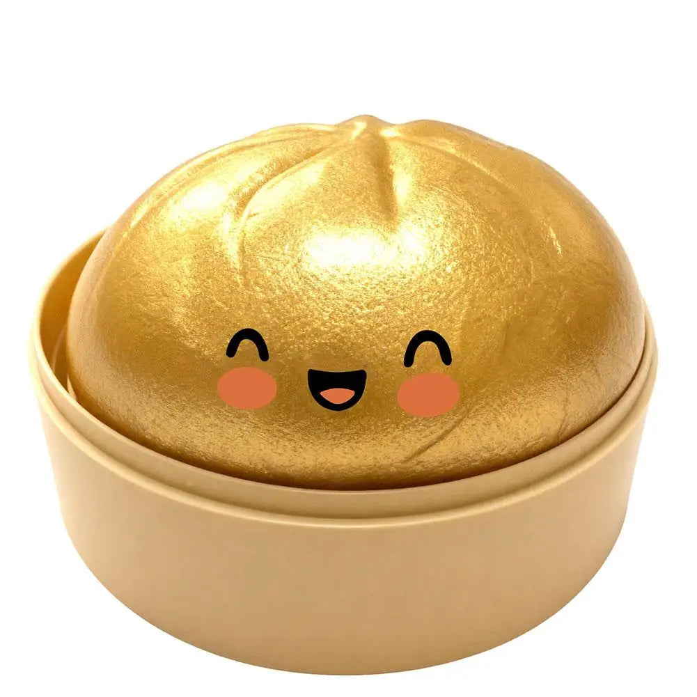 Steamed Bun Squishy Squeeze Fidget Toy – Sensory Party Gift Squishy Fidget Toy Axl Golden