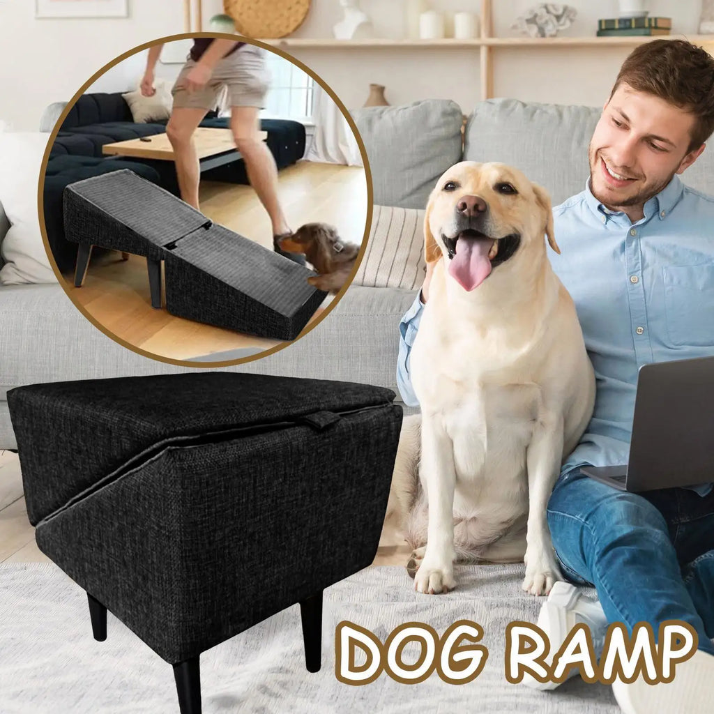 Foldable Non-Slip Pet Ramp for Bed, Sofa & Car | Dogs & Cats Pet Ramp & Steps Axl