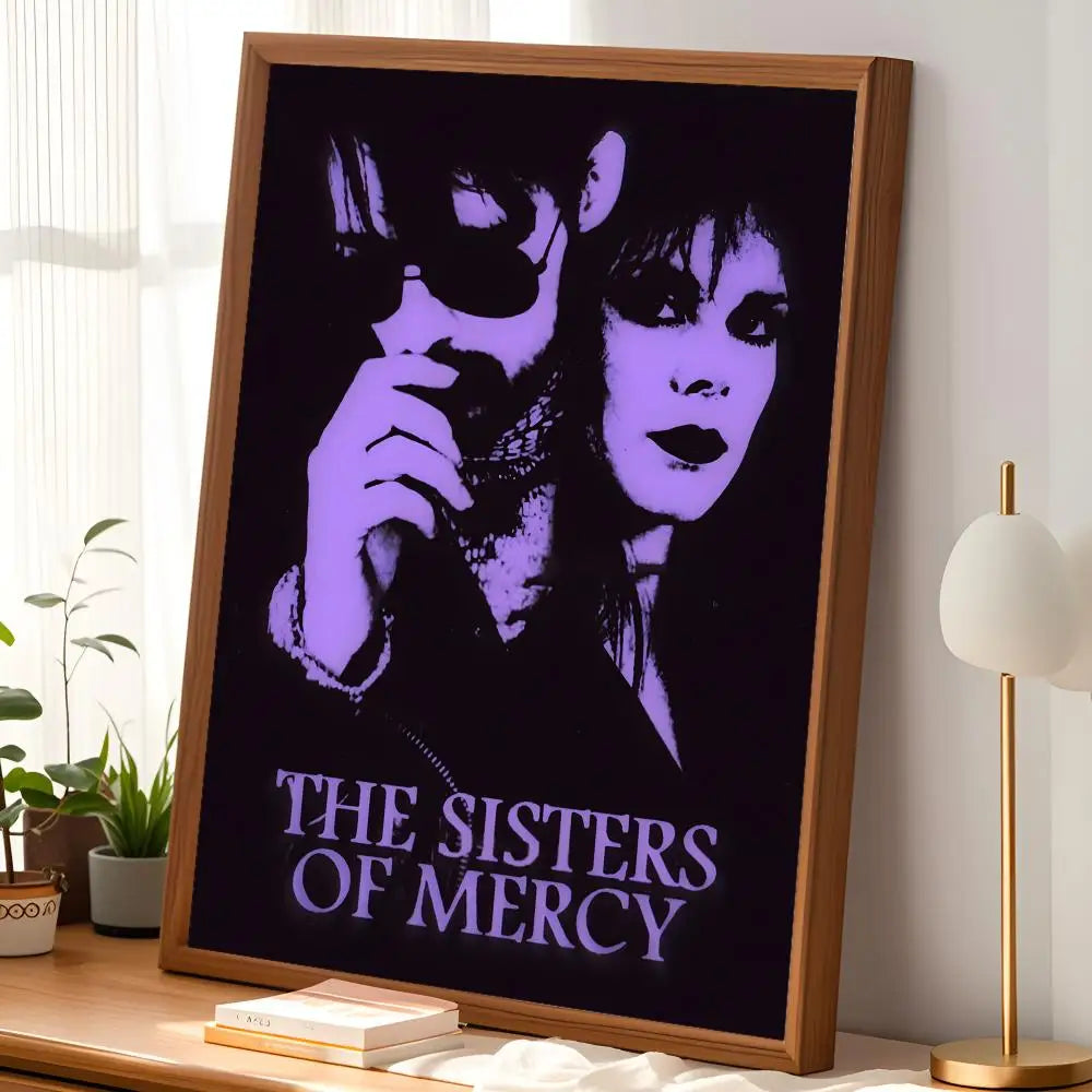 Sisters of Mercy Poster – Self-Stick HD Waterproof Wall Art Wall Art Poster Axl