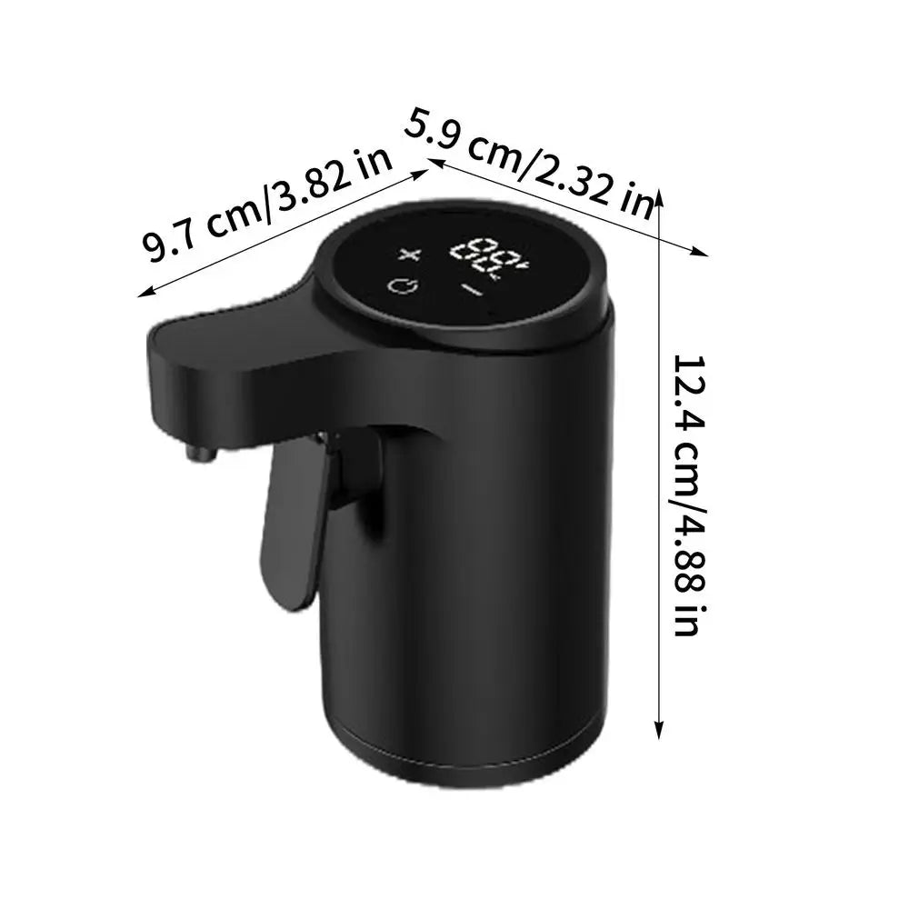 Electric Wine Aerator Pourer | Touch Screen Smart Decanter Electric Wine Aerator Axl Black