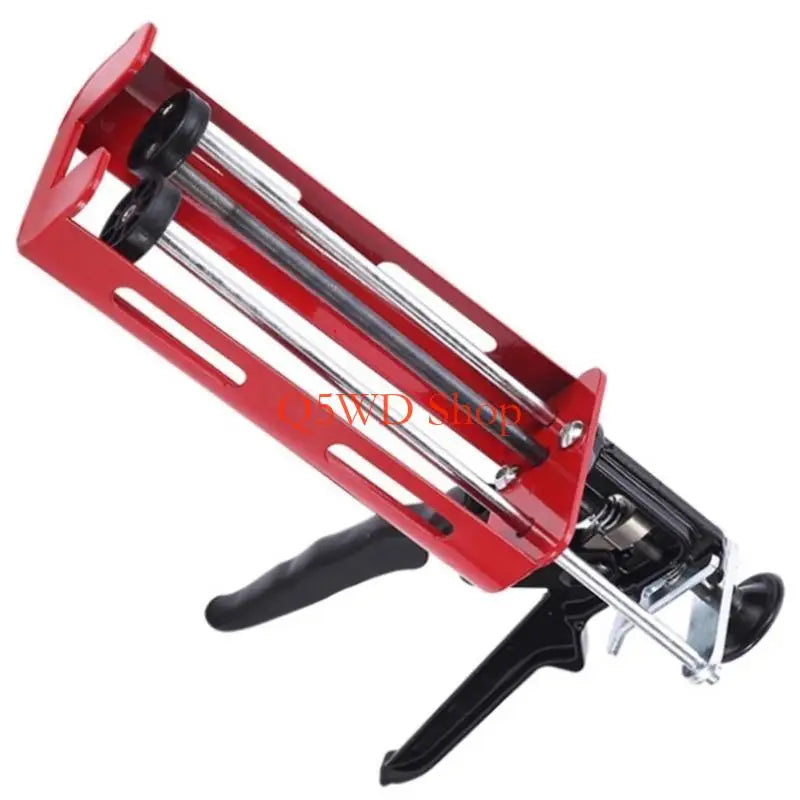 Dual-Tube Titanium Steel Caulking Gun – Precision Epoxy Applicator Caulking Gun Axl