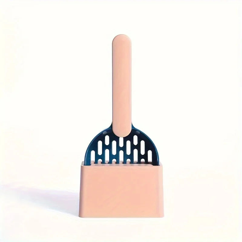 Cat Litter Shovel Set – Large & Small Scoops for Cat Box Cat Litter Scoop Set Axl Indigo Pink Base Set