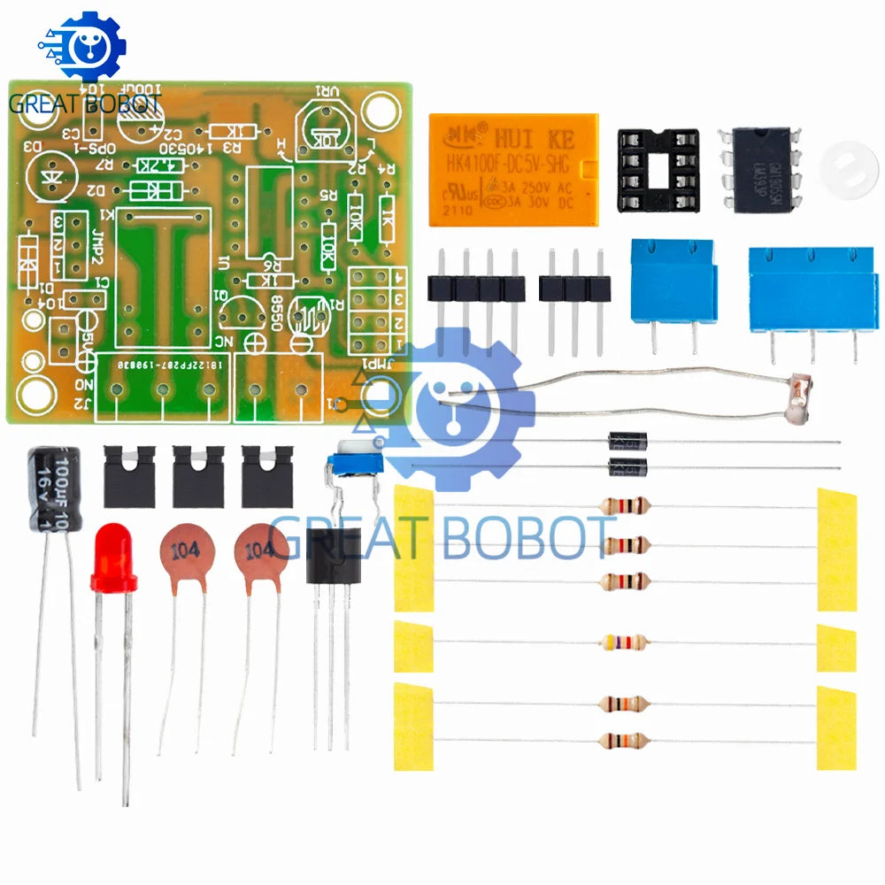 LM393 Light-Operated Switch DIY Kit – Photosensitive Module DIY Electronics Kit Axl