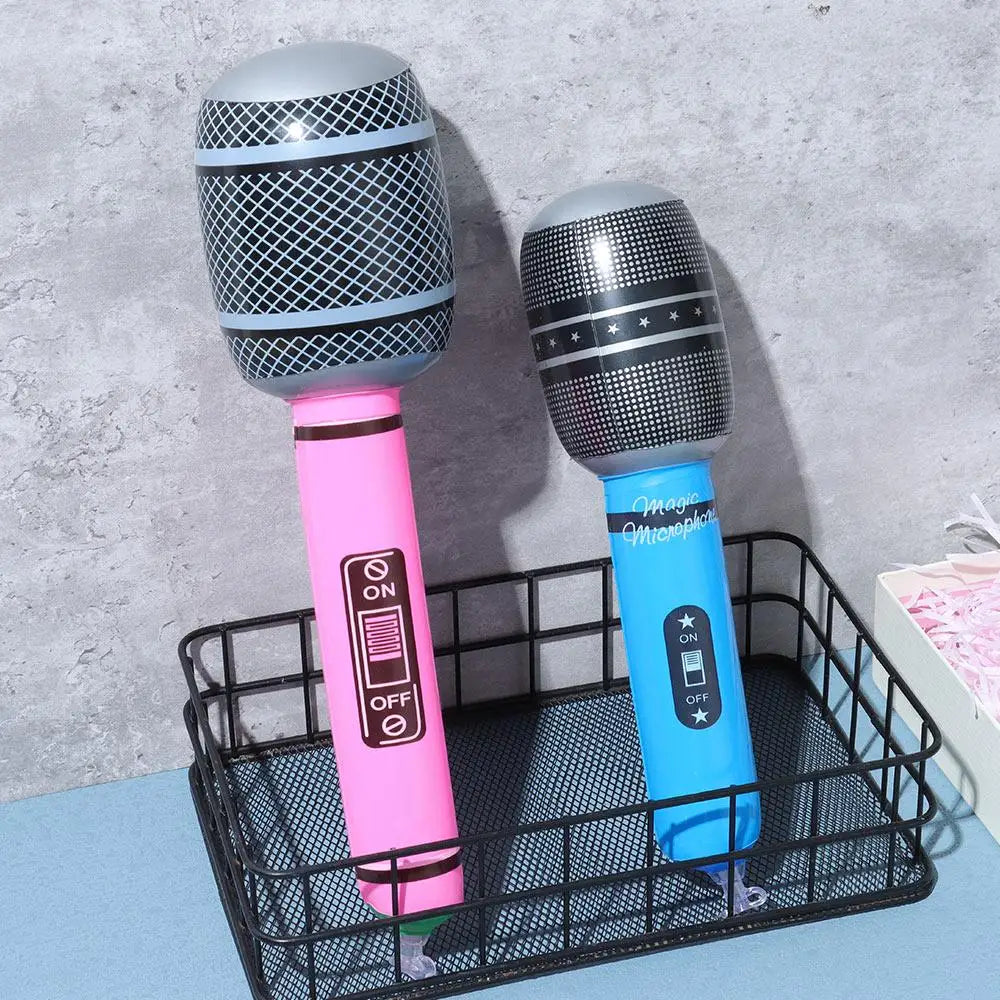 12-Pack Inflatable Microphone Props – Party & Stage Toys Inflatable Party Props Axl
