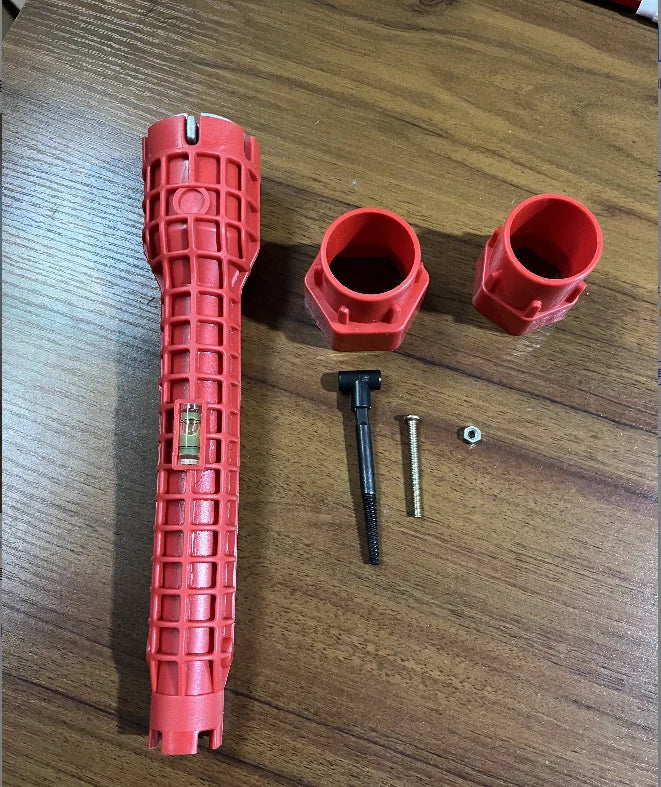 Multi-Function Basin Wrench – Faucet & Sink Nut Tool Basin Wrench Axl Red