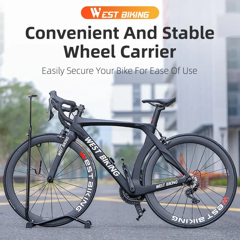 WEST BIKING 3-in-1 Bike Parking Stand – MTB & Road Repair Bike Parking Stand Axl