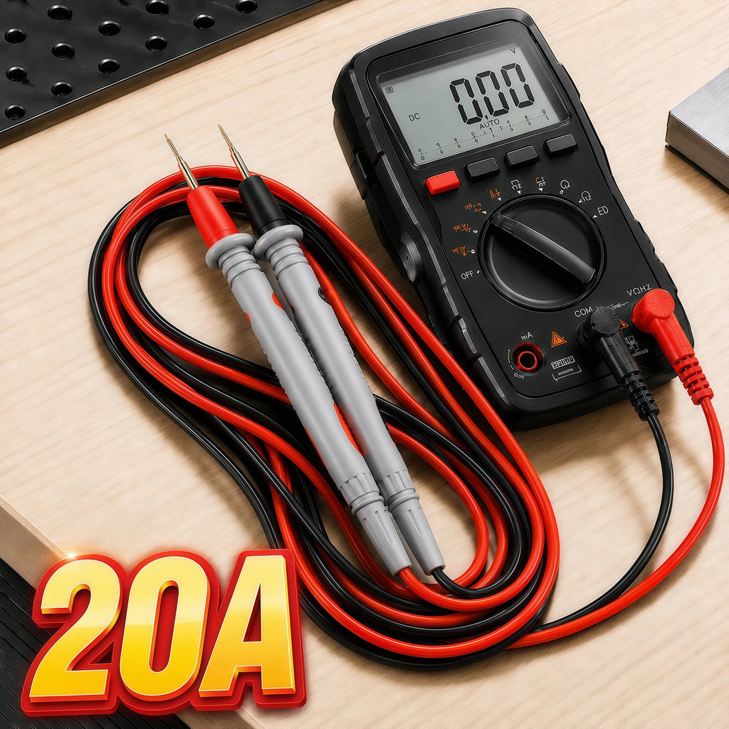 20A 1000V Multimeter Test Lead Probes – Needle Tip Pen Cable Multimeter Test Leads Axl